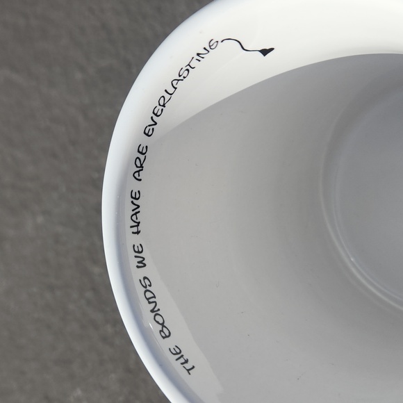 EUC Enesco Mother Daughter Ceramic Mug - Black and White - Picture 3 of 7